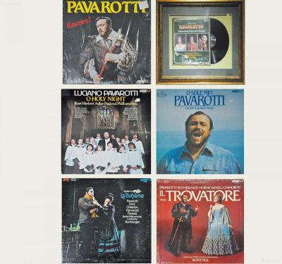 世界著名歌唱家帕瓦罗蒂灌制的唱片