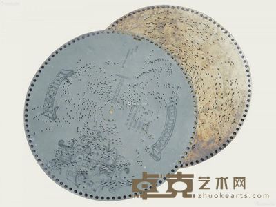 古董收藏级罕见金属扫描型"唱盘"