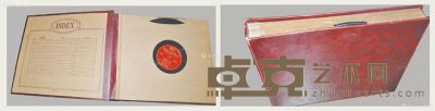 古董收藏级20年代初美国哥伦比亚公司灌制黑胶唱盘 套装 
