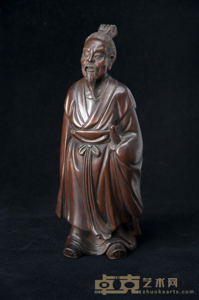 黄杨木屈原像 高:23cm