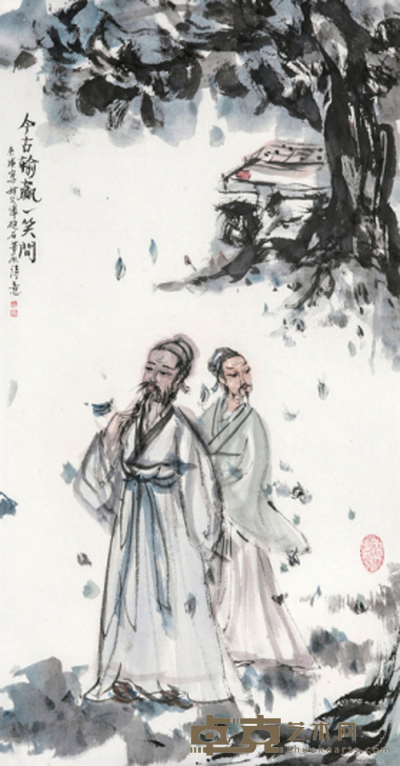 罗来瑛 人物 69×38cm