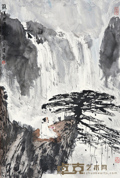 李英杰 山水 69×45cm