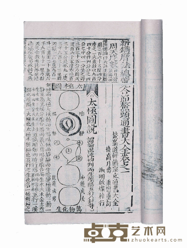 新撰历法总览合节鳌头通书大全 尺寸:25×16cm