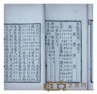 春秋五卷 半框：20.3×13.5cm