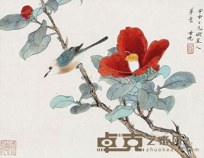 田世光 花鸟 29×38cm