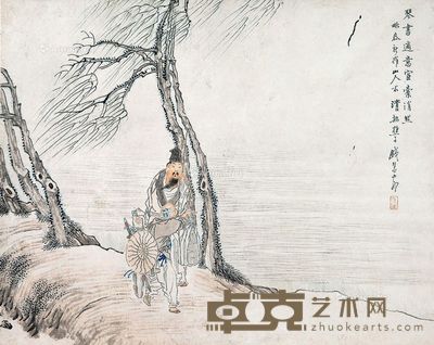 钱慧安 人物 39×48cm