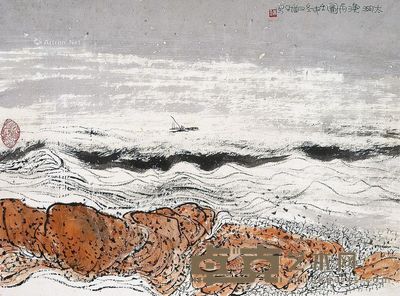 朱道平 山水 31×42cm