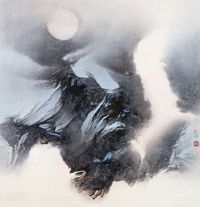 顾湄 山水