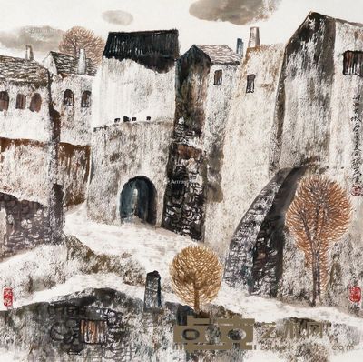 胡振昆 山水 67×68cm
