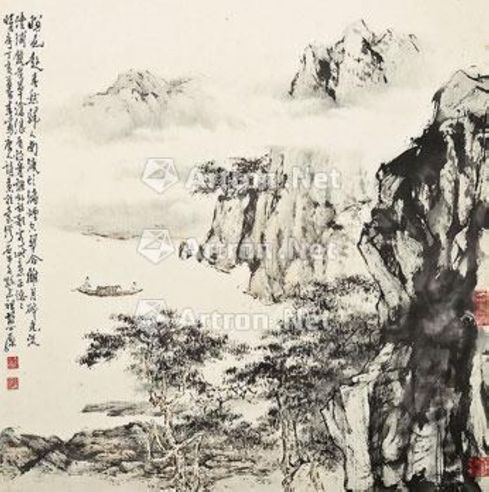 胡念祖 云山湖舟游