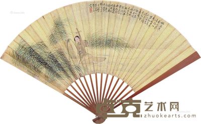 方承基 浔阳江头 18×52cm
