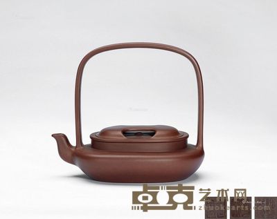 诸华新·牛盖提梁 高15.2cm；宽17.2cm