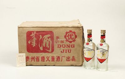 1987年产原箱董牌铁盖董酒