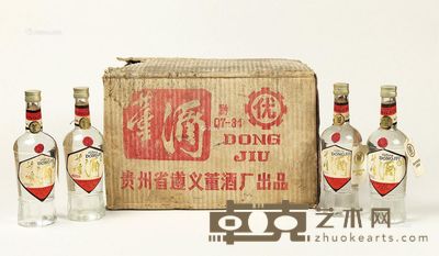 1990年产原箱董牌铁盖董酒 