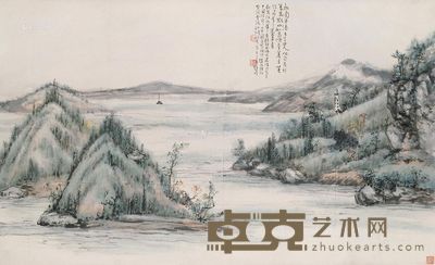 孙雪泥 新申江水库 59×95.5cm