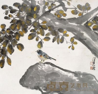 陈佩秋 果熟来禽 63×66.5cm