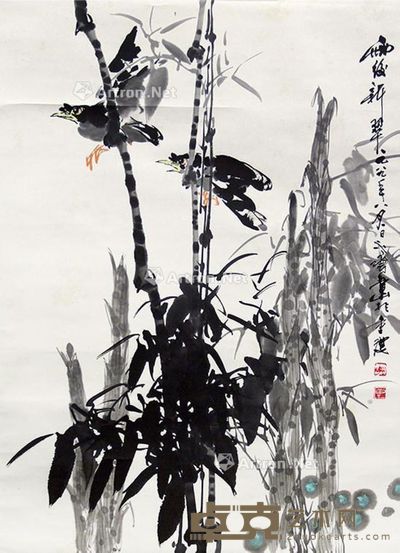 曾水华 雨后新翠 92×67cm