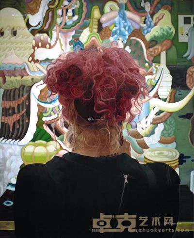 安妮 凯彬汀 我的怪异风格（随柯德罗） 油画画布 224×182cm
