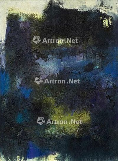 1963年作 夜雨过后 油彩画布