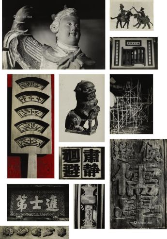 1970至1974年作 民间艺术摄影 （九十二件一组） 银盐相纸