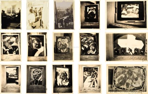 1927年作 照片集锦 （十五件） 接触晒印