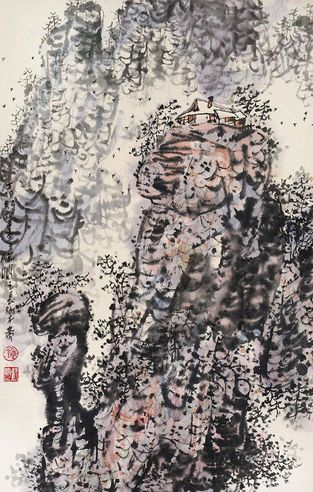 钟纪明 山水