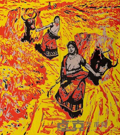 李焕民 金色的路 54×47cm