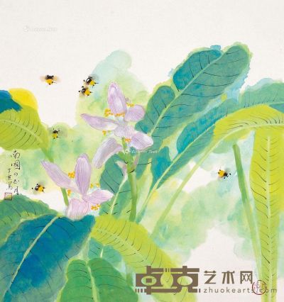 李白玲 花蜂 52×44cm