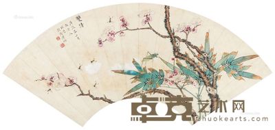 溥涧 双清 18.5×52cm