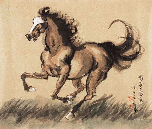黄贤安 骏马