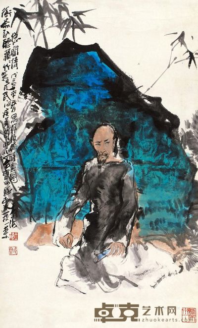 王涛 板桥诗意 96×58cm