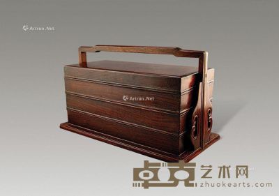 黄花梨提盒 39×19×23cm