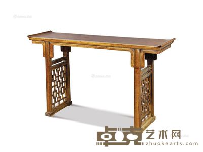 黄花梨独板条案 140×38×82cm