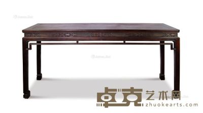 红木锦地龙纹平头案 170×48×85cm