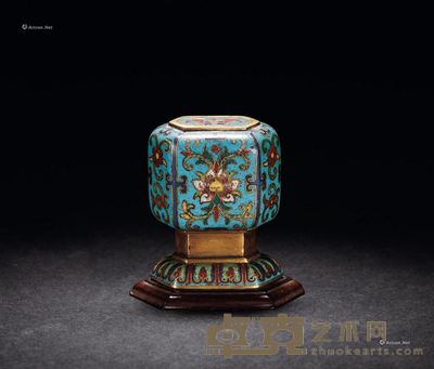 明 铜胎掐丝珐琅摆件 高10cm