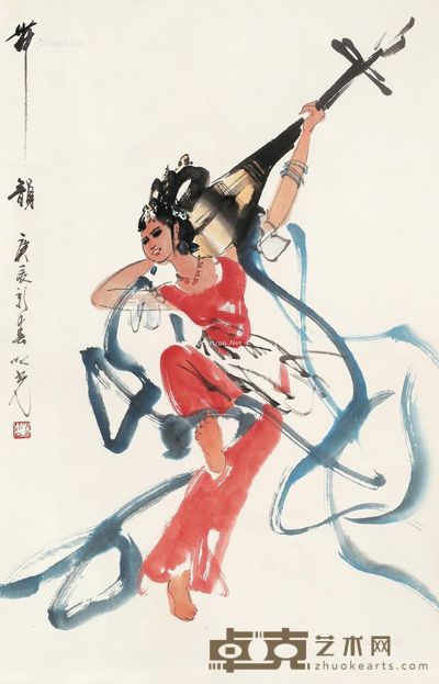 杨之光 舞韵 95×61cm