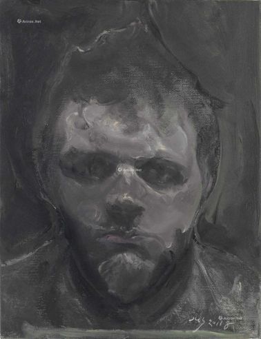 毛焰 2011年作 肖像 油彩 画布
