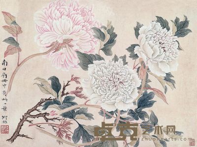 陆抑非 富贵花开 30×40cm