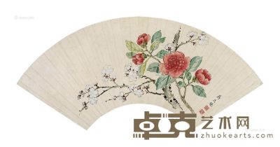 蒋廷锡 花卉 16×46cm
