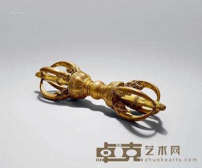 明永乐或宣德 金刚杵 长17.5cm