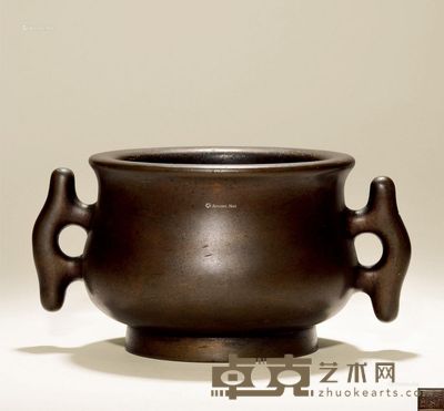 明代 戟耳炉 口径10.4cm