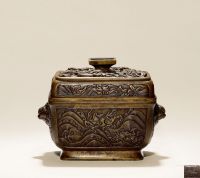 清乾隆（1736-1795） 海兽龙纹熏炉