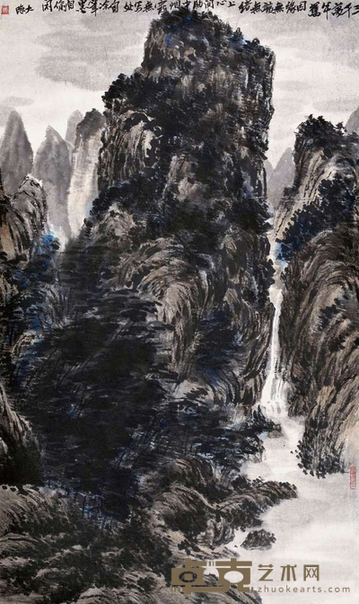 陈绶祥 山水 93×55cm约3 7平尺