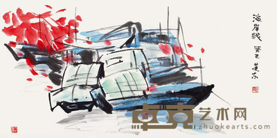 蔡道东 海岸线 69×136cm 约8 4平尺