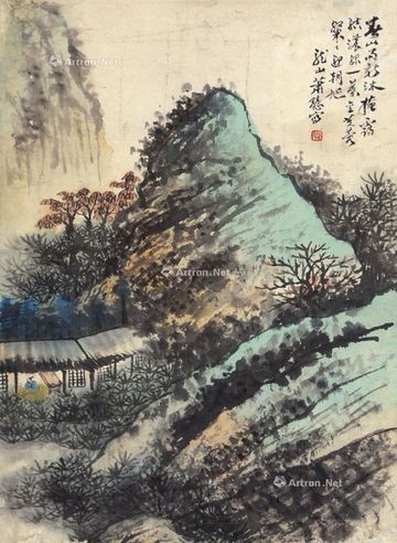 萧逊 山水