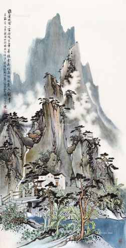 方骏 山水