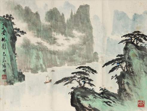 杨鸿坤 山水