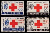 1963年红十字会成立一百周年邮票二十一套
