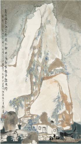 方骏 山水