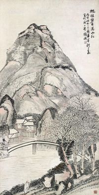 胡公寿 山水